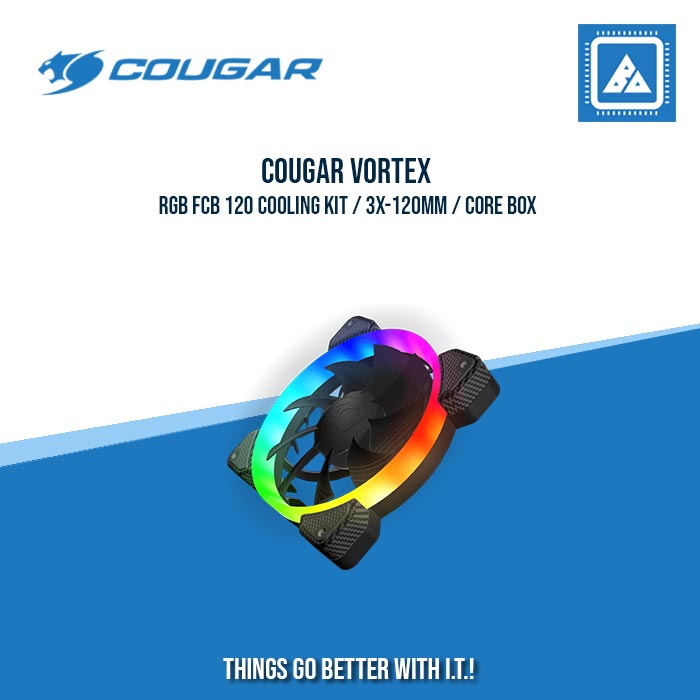 COUGAR VORTEX RGB FCB 120MM HDB COOLING FAN COUGAR VORTEX RGB FCB 120MM HDB COOLING FAN